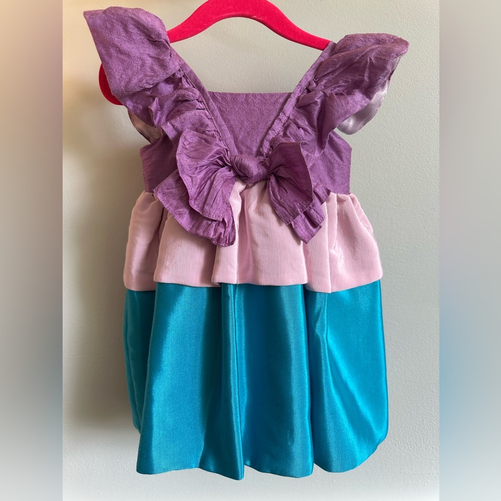 Elegant Purple and Pink Kids Formal Dress